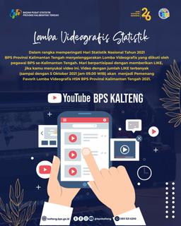 Lomba Videografis Statistik HSN 2021 BPS Provinsi Kalimantan Tengah