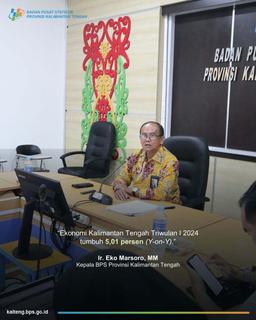 Press Release Official News Statistics for Kalimantan Tengah 6 May 2024