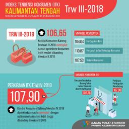 Consumer Optimism In Quarter III-2018 Was Lower Than Quarter II-2018 (ITK Value Of 118.11)