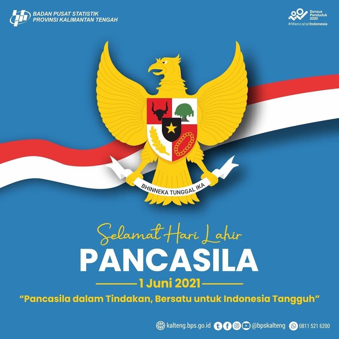 Selamat Hari Lahir Pancasila Tahun 2021