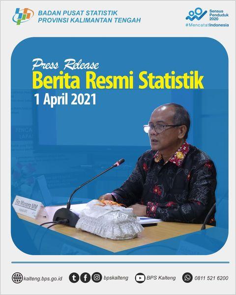 Kegiatan Press Release Berita Resmi Statistik Kalimantan Tengah 1 April 2021