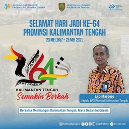 HAPPY 64TH BIRTHDAY KALIMANTAN TENGAH