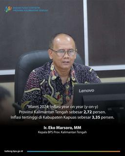 Press Release Official News Statistics for Kalimantan Tengah 1 April 2024