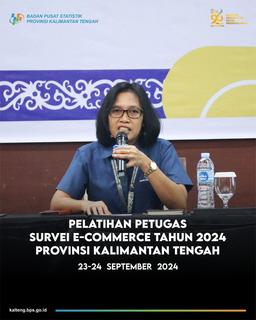 Pelatihan Petugas Lapangan Survei E-Commerce Tahun 2024