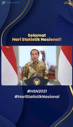 Presiden RI di Hari Statistik Nasional 2021