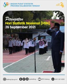 Peringatan Hari Statistik Nasional 2021 - BPS Provinsi Kalimantan Tengah