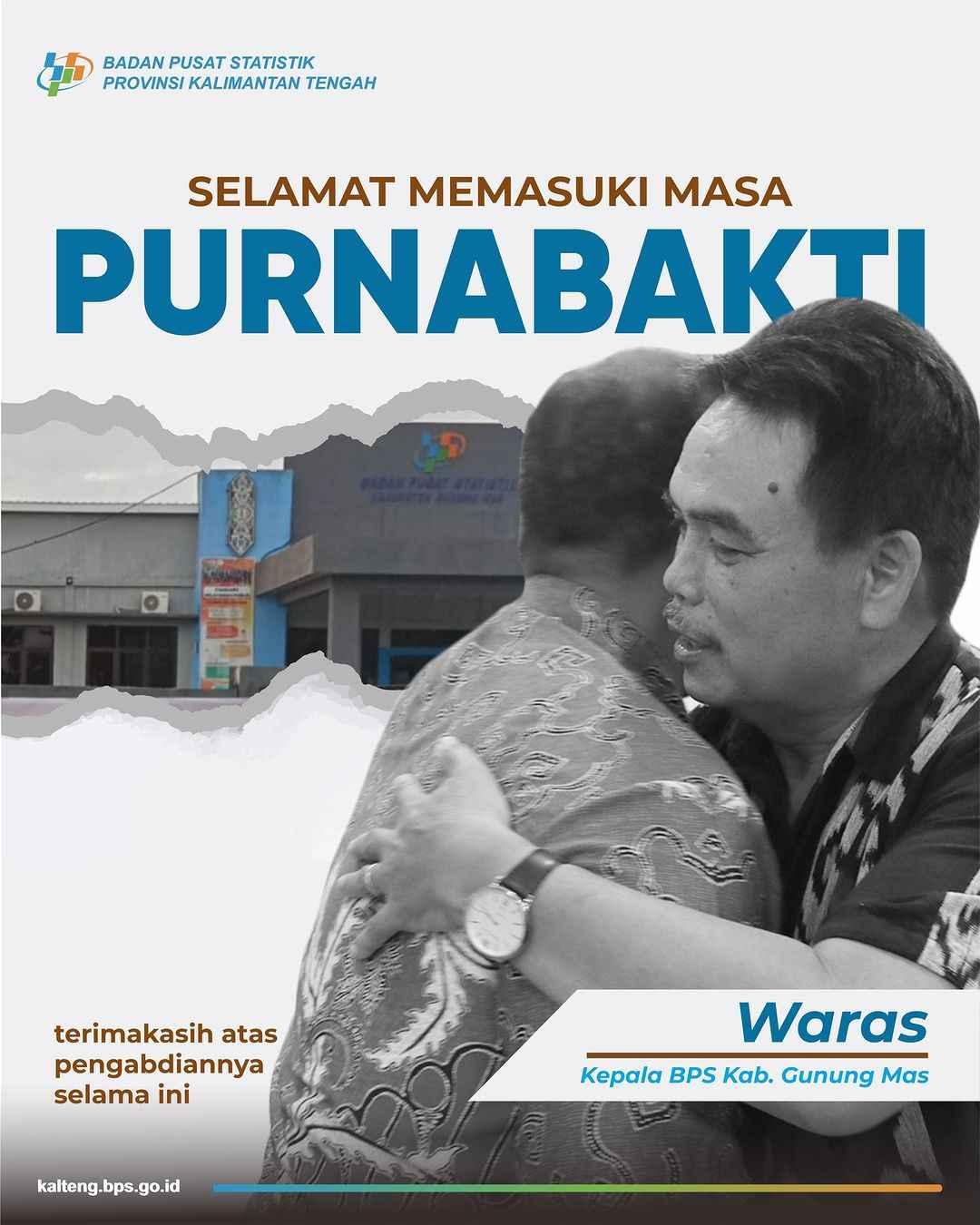 Selamat Memasuki Masa Purnabakti Bapak Waras