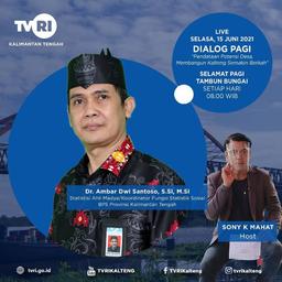 Dialog Pagi kali ini bersama @sony_k_mahat akan membicarakan mengenai pendaftaran potensi desa untuk