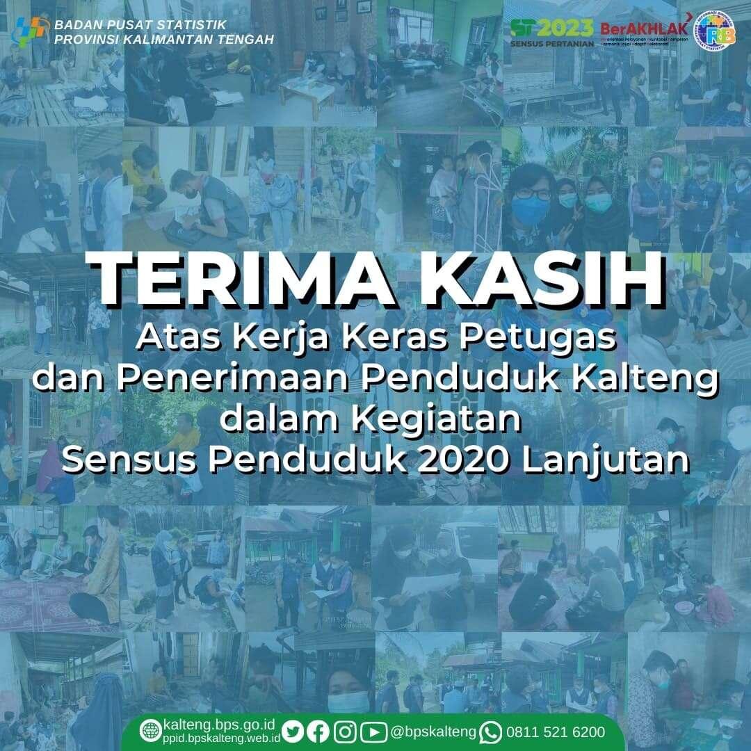 Terima kasih atas kerja keras 1.524 petugas Sensus Penduduk 2020 Lanjutan