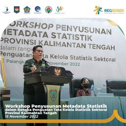 Workshop Penyusunan Metadata Statistik dalam Rangka Penguatan Tata Kelola Statistik Sektoral 