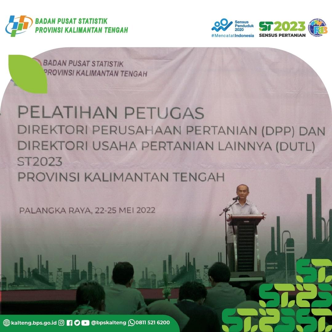 Pelatihan Petugas Updating Direktori Perusahaan Pertanian dan Usaha Tani Lainnya  tahun 2022