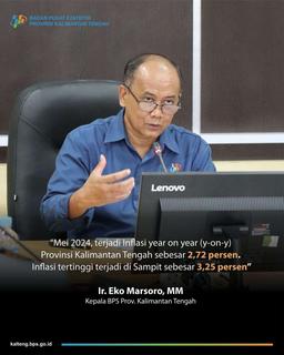 Press Release Berita Resmi Statistik Kalimantan Tengah 3 Juni 2024