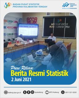 Kegiatan Press Release Berita Resmi Statistik Kalimantan Tengah 2 Juni 2021