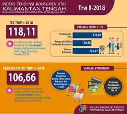 ITK Kalimantan Tengah Pada Triwulan II-2018 Sebesar 118,11