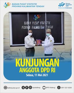 DPD RI Members Visit BPS-Statistics of Kalimantan Tengah Province