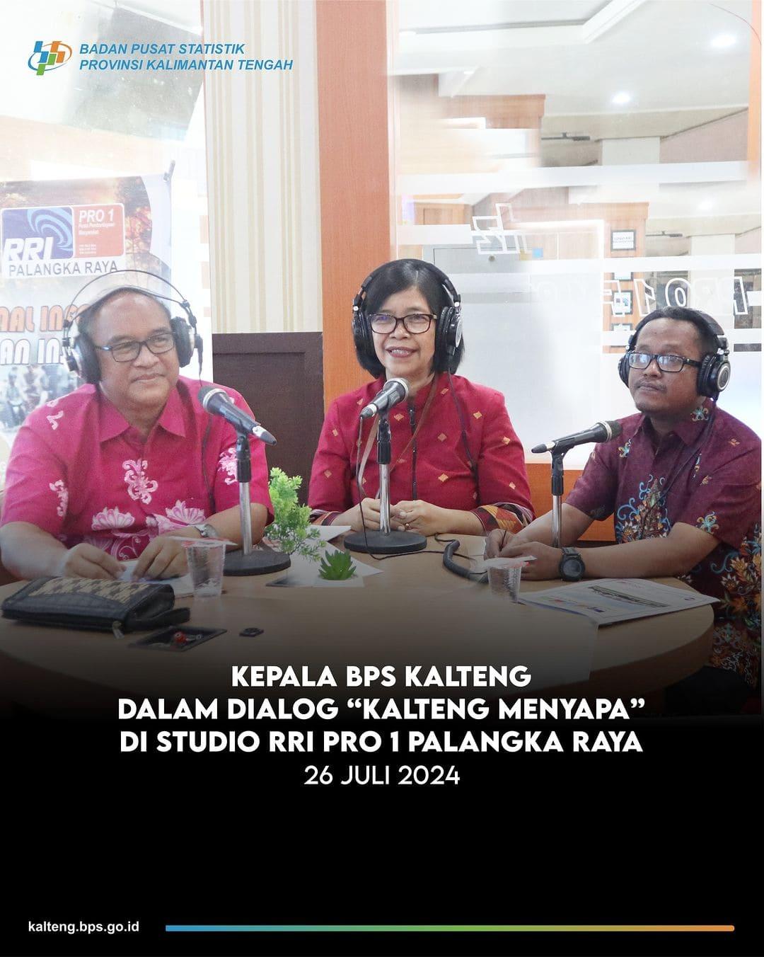 Dialog Kalteng Menyapa : Peran Masyarakat Atasi Inflasi di Kalteng