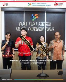 Briefing dan Pengukuhan Agen Statistik UPR Periode 2023 Semester II