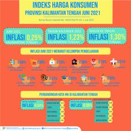 Juni 2021 Palangka Raya Mengalami Inflasi 0,08% Dan Sampit Mengalami Inflasi 0,54%