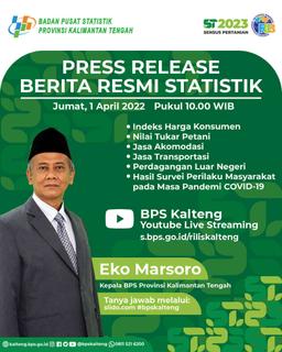 Press Release Berita Resmi Statistik Kalimantan Tengah 1 April 2022