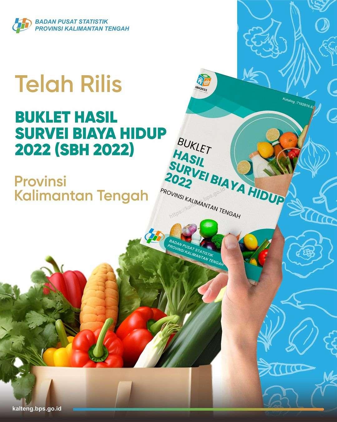 Telah Rilis Buklet Hasil Survei Biaya Hidup 2022 (SBH 2022) Provinsi Kalimantan Tengah