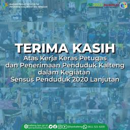 Terima kasih atas kerja keras 1.524 petugas Sensus Penduduk 2020 Lanjutan