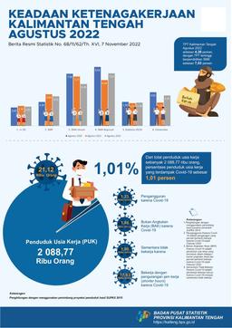 Agustus 2022 Tingkat Pengangguran Terbuka (TPT) Sebesar 4,26 Persen