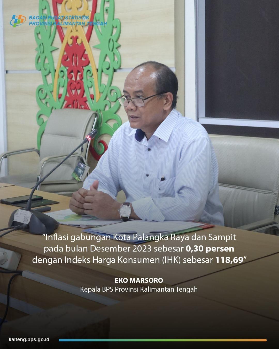 Press Release Berita Resmi Statistik Kalimantan Tengah 3 Januari 2023