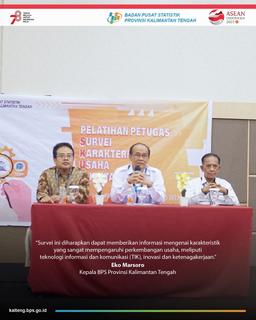 Pelatihan Petugas Lapangan Survei Karakteristik Usaha (SKU) tahun 2023