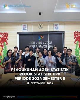 Briefing dan Pengukuhan Agen Statistik Pojok Statistik UPR Periode 2024 Semester II