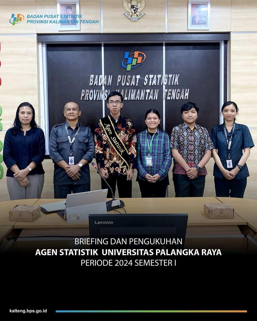 Briefing dan Pengukuhan Agen Statistik UPR Periode 2024 Semester I