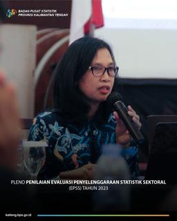 Pleno Penilaian Evaluasi Penyelenggaraan Statistik Sektoral (EPSS) Tahun 2023